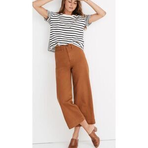 NWOT Madewell Emmett Wide-Leg Crop Pants, Sz 25, $90 B34